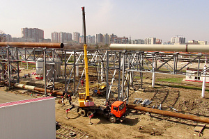 На Краснодарской ТЭЦ ведутся строительно-монтажные работы в рамках ДПМ-2